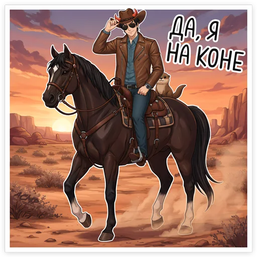 🐎 Стикер «Бойчик» для Telegram