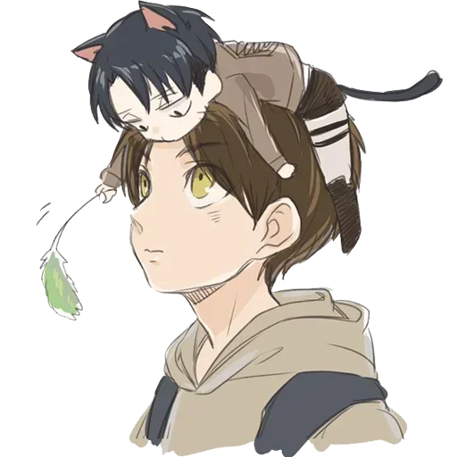 💗 Стикер «Eren and Levi» для Telegram