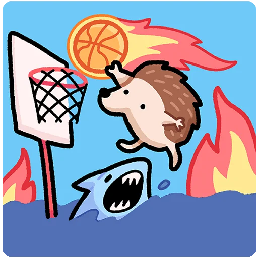 🏀 Стикер «Афанасий Без Текста» для Telegram