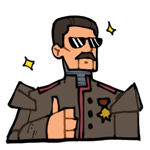 👍 Стикер «Atomic STALIN» для Telegram