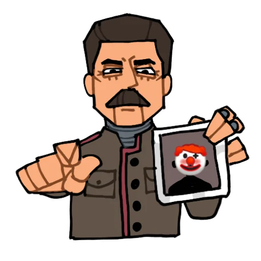 🤡 Стикер «Atomic STALIN» для Telegram