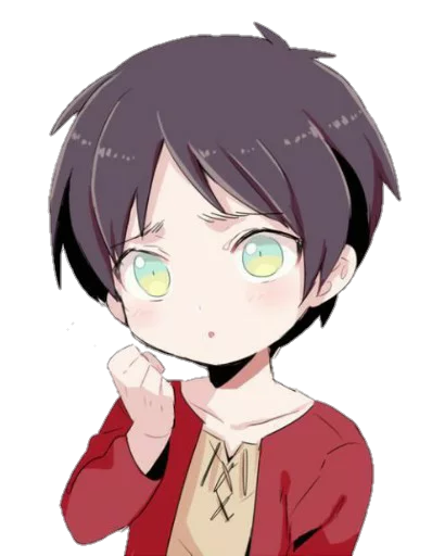 Стикерпак attack on titan chibi .saku для Telegram — скачать