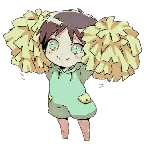 🎉 Стикер «attack on titan chibi .saku» для Telegram