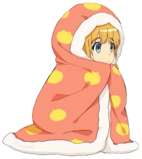 ☹ Стикер «attack on titan chibi .saku» для Telegram