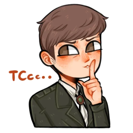 🤫 Стикер «Атака титанов» для Telegram