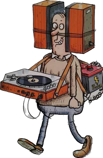Стикерпак Audiophile для Telegram — скачать