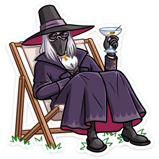 🍸 Стикер «Август Кройц» для Telegram