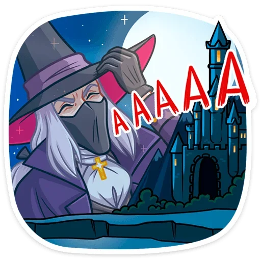 😱 Стикер «Август Кройц без надписей» для Telegram