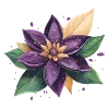 🌺 Эмодзи «Ночной кабинет» для Telegram