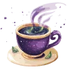 ☕️ Эмодзи «Ночной кабинет» для Telegram