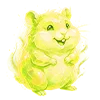 🐹 Эмодзи «Золотистый шрифт» для Telegram