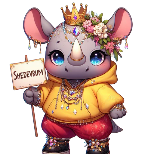 🦏 Стикер «Aurora Rufus Trogon» для Telegram