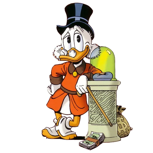 Стикерпак Uncle Scrooge для Telegram — скачать