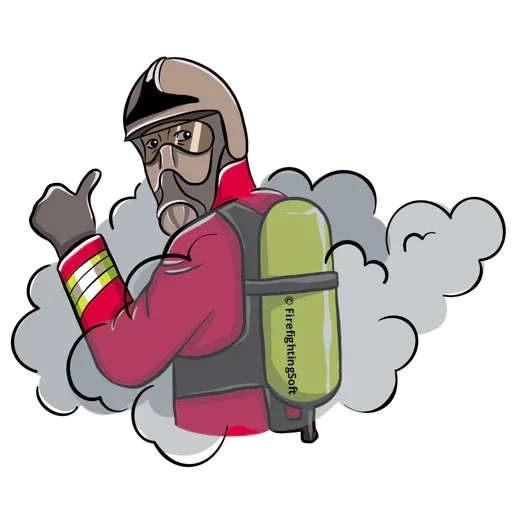 👍 Стикер «Australia Firefighter» для Telegram