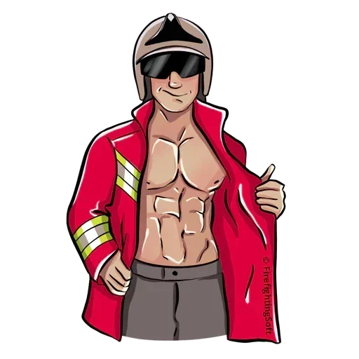 Стикерпак Australia Firefighter для Telegram — скачать