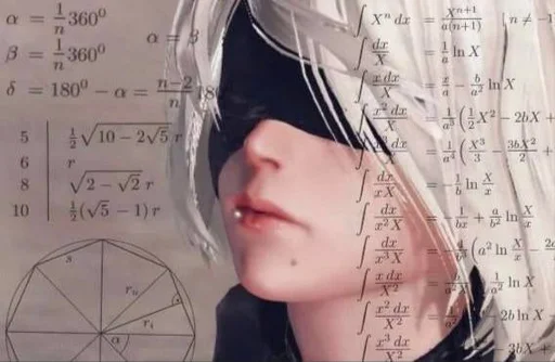 😪 Стикер «NieR Automata» для Telegram