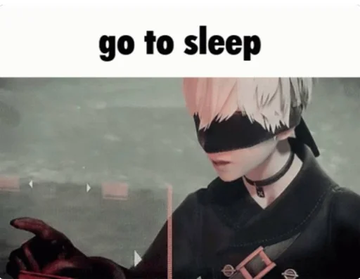 😴 Стикер «NieR Automata» для Telegram