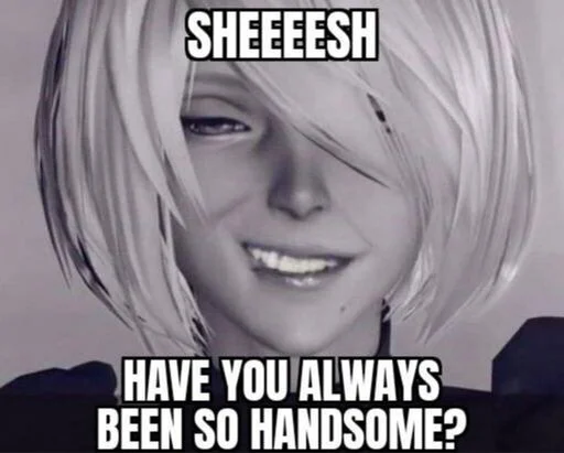😄 Стикер «NieR Automata» для Telegram