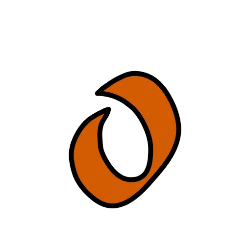 0️⃣ Эмодзи «Буквы в палитре осени» для Telegram