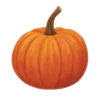 🎃 Эмодзи «Осенние оранжевые буквы» для Telegram
