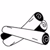 😗 Эмодзи «Осень "Чëрно-белая"» для Telegram