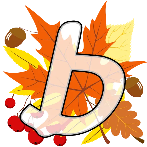 🍁 Эмодзи «Осень привет ?» для Telegram