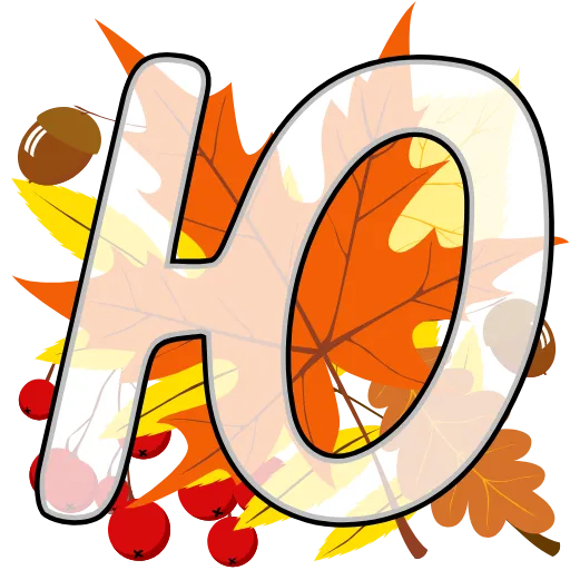 🍁 Эмодзи «Осень привет ?» для Telegram