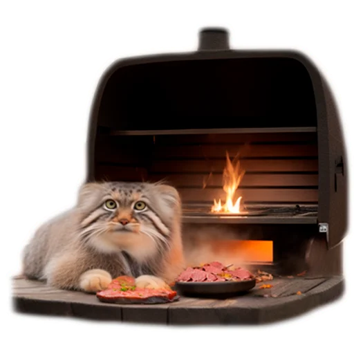 🍖 Стикер «Autumn Manul» для Telegram