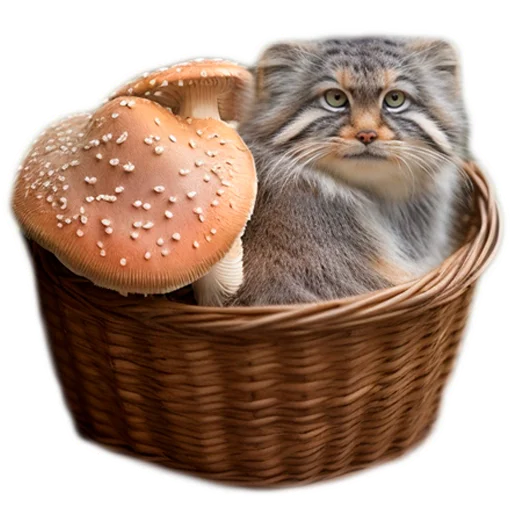 🍄 Стикер «Autumn Manul» для Telegram
