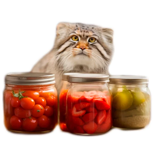 🥫 Стикер «Autumn Manul» для Telegram