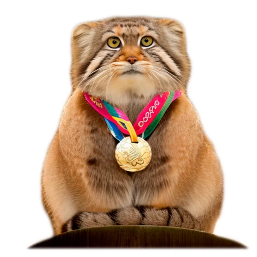 🥇 Стикер «Autumn Manul» для Telegram