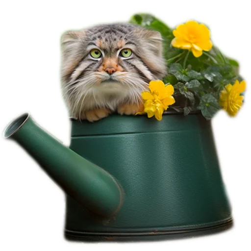 🌱 Стикер «Autumn Manul» для Telegram