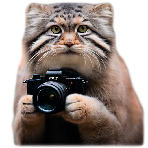 📸 Стикер «Autumn Manul» для Telegram
