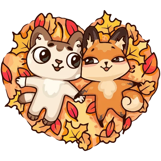 ❤️ Эмодзи «Осеннее настроение» для Telegram