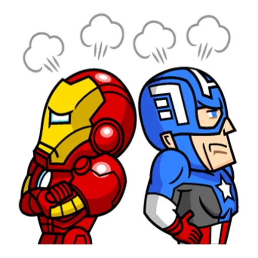 Стикерпак Avengers для Telegram — скачать