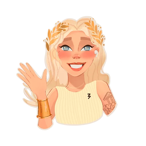 Стикерпак AFINA для Telegram — скачать