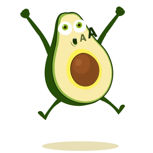 😚 Стикер «Avocado» для Telegram