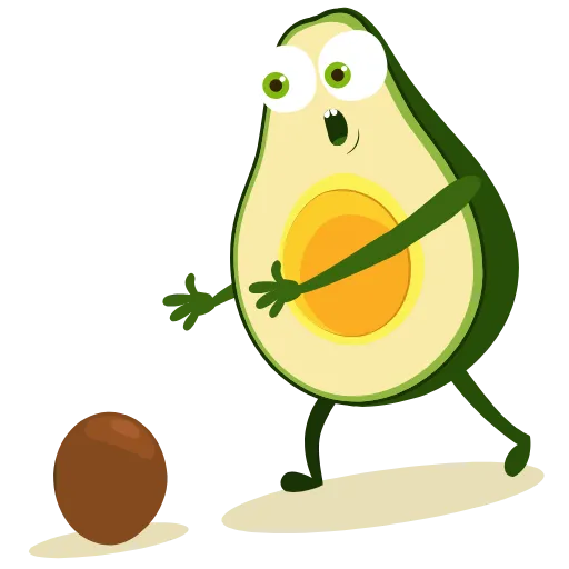 😚 Стикер «Avocado» для Telegram