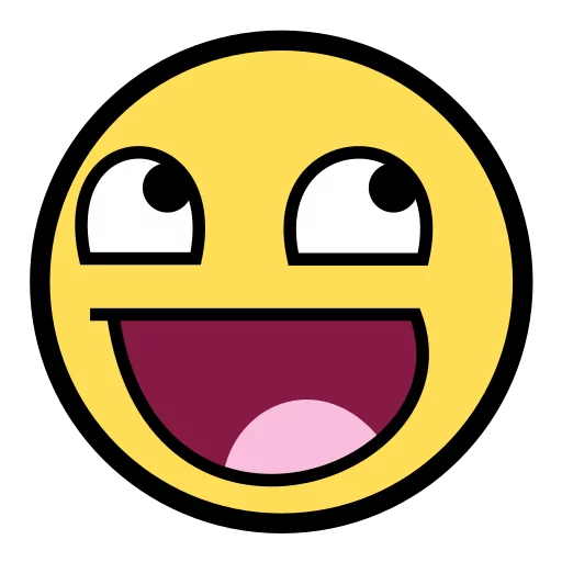 Стикерпак Awesome Face для Telegram — скачать