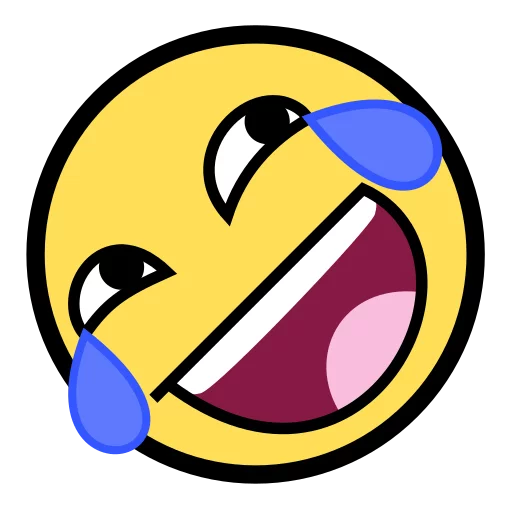 🤣 Стикер «Awesome Face» для Telegram