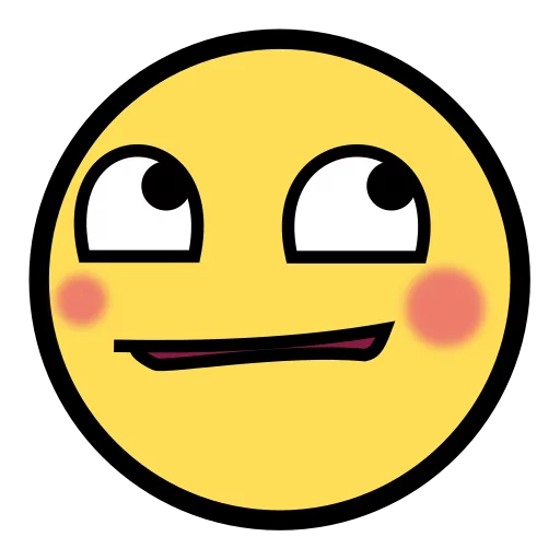 😊 Стикер «Awesome Face» для Telegram