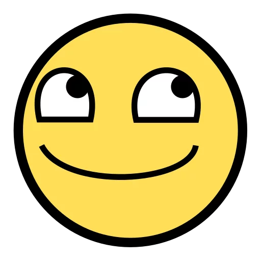 🙂 Стикер «Awesome Face» для Telegram
