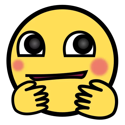 🤗 Стикер «Awesome Face» для Telegram