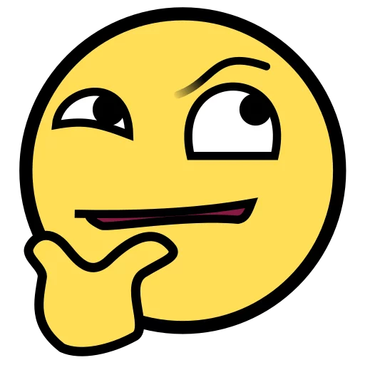 🤔 Стикер «Awesome Face» для Telegram