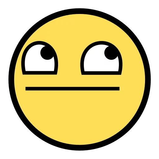 😐 Стикер «Awesome Face» для Telegram