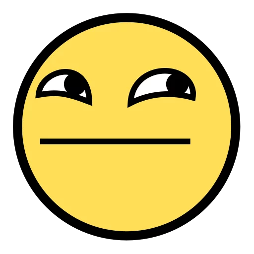 😑 Стикер «Awesome Face» для Telegram