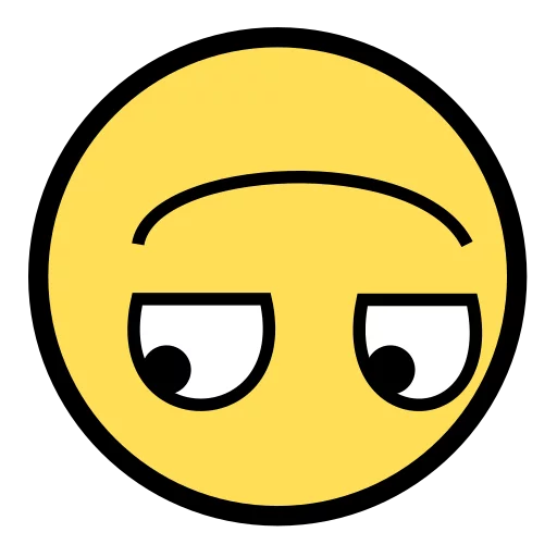 🙃 Стикер «Awesome Face» для Telegram