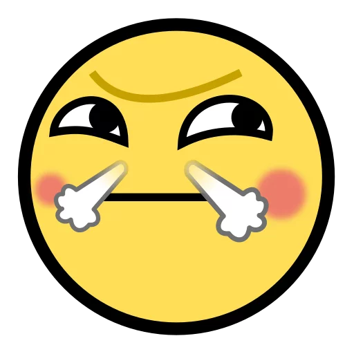 😤 Стикер «Awesome Face» для Telegram