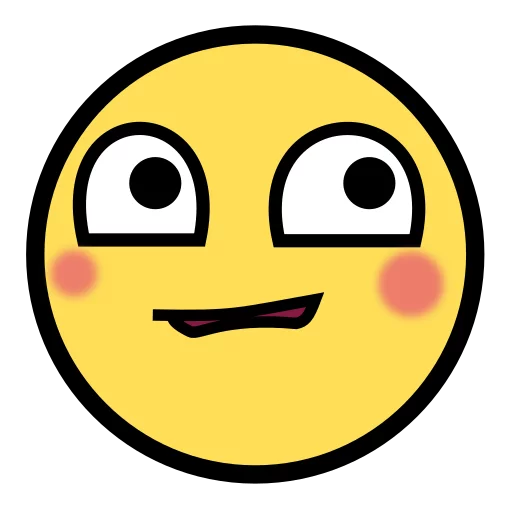 😳 Стикер «Awesome Face» для Telegram
