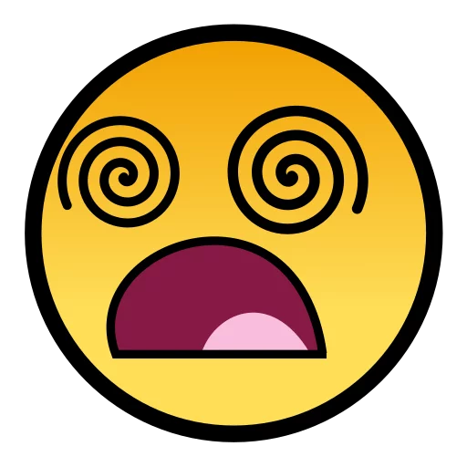 😵 Стикер «Awesome Face» для Telegram